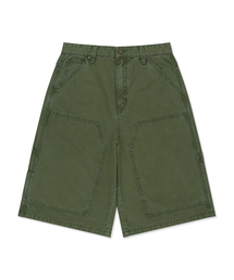 CARPENTER PIGMENT SHORTS - KHAKI