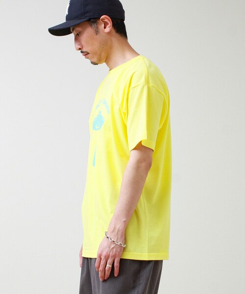 GLOSTER(グロスター)の「【ABDUCTION】T-shirts(Tシャツ/カットソー・メンズ・オフホワイト/イエロー/ブラック・L/M/S)」の9枚目の写真