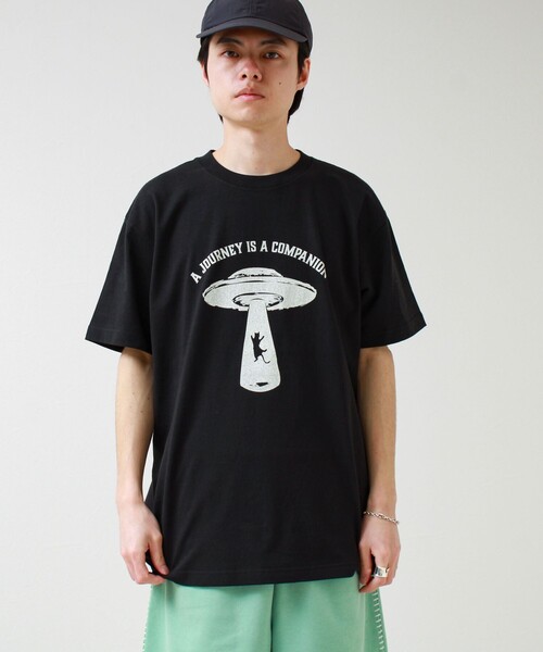 GLOSTER(グロスター)の「【ABDUCTION】T-shirts(Tシャツ/カットソー・メンズ・オフホワイト/イエロー/ブラック・L/M/S)」の11枚目の写真
