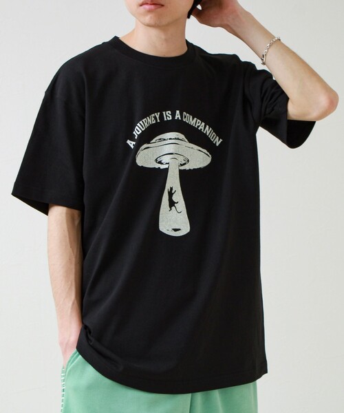 GLOSTER(グロスター)の「【ABDUCTION】T-shirts(Tシャツ/カットソー・メンズ・オフホワイト/イエロー/ブラック・L/M/S)」の12枚目の写真