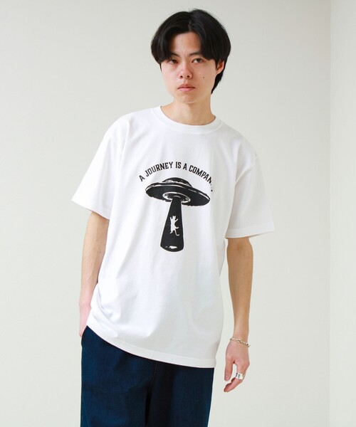 GLOSTER(グロスター)の「【ABDUCTION】T-shirts(Tシャツ/カットソー・メンズ・オフホワイト/イエロー/ブラック・L/M/S)」の15枚目の写真