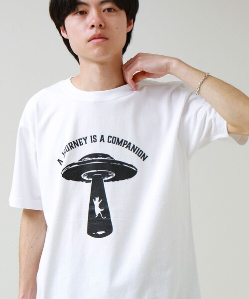 GLOSTER(グロスター)の「【ABDUCTION】T-shirts(Tシャツ/カットソー・メンズ・オフホワイト/イエロー/ブラック・L/M/S)」の17枚目の写真