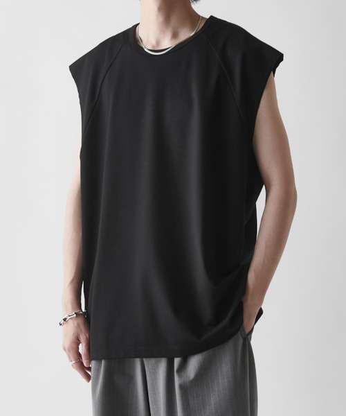 Lui's(ルイス)の「SHINE ノースリーブ(Tシャツ/カットソー・メンズ・ブラック/グレー/チャコールグレー/ホワイト・FREE)」の19枚目の写真
