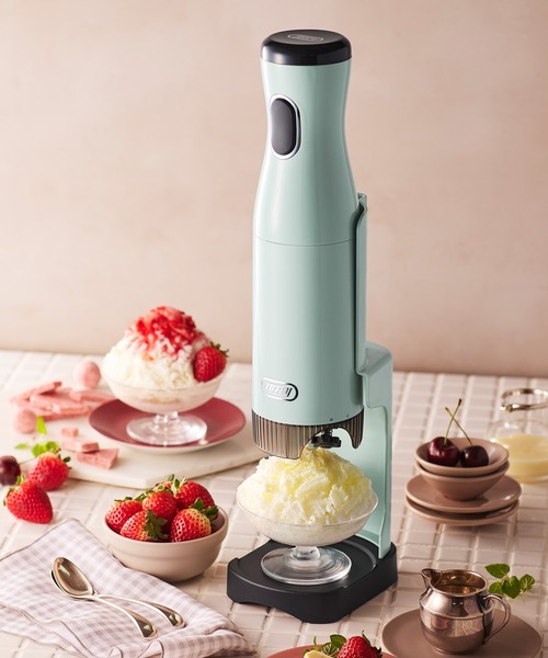 Toffy(トフィー)の「【Toffy/トフィー】 コードレスふわふわかき氷器(キッチン家電・レディース・ホワイト系/アクア・FREE)」の11枚目の写真