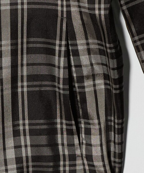 UNITED ARROWS(ユナイテッドアローズ)の「シアー テーラード チェック ジャケット ‐ウォッシャブル‐(テーラードジャケット・レディース・その他1・36/38)」の3枚目の写真