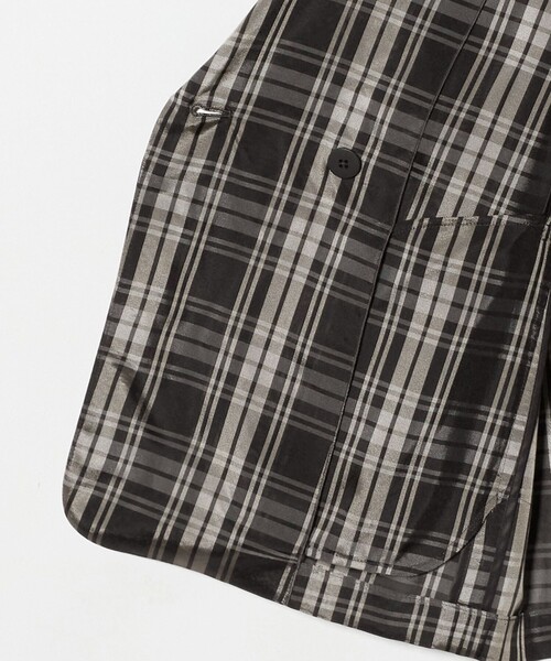 UNITED ARROWS(ユナイテッドアローズ)の「シアー テーラード チェック ジャケット ‐ウォッシャブル‐(テーラードジャケット・レディース・その他1・36/38)」の6枚目の写真