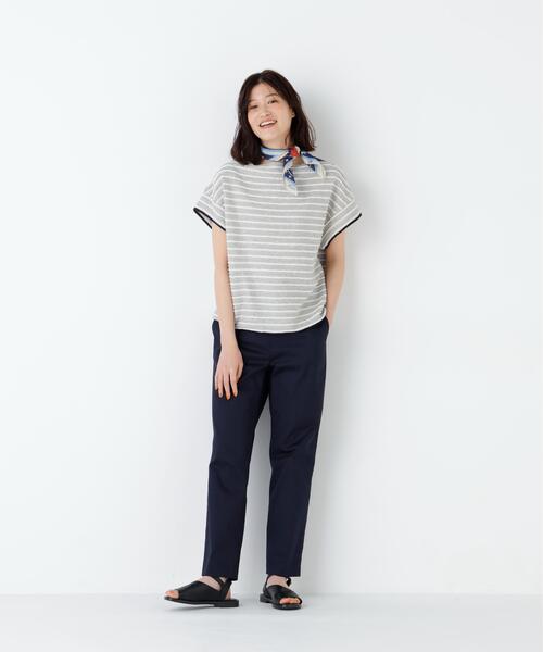 NATIC(ナティック)の「◆≪NATIC×human woman≫ロープボーダーカットソー(Tシャツ/カットソー・レディース・ダークインディゴブルー/チャコールグレー・MEDIUM)」の15枚目の写真