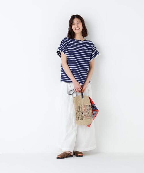 NATIC(ナティック)の「◆≪NATIC×human woman≫ロープボーダーカットソー(Tシャツ/カットソー・レディース・ダークインディゴブルー/チャコールグレー・MEDIUM)」の18枚目の写真