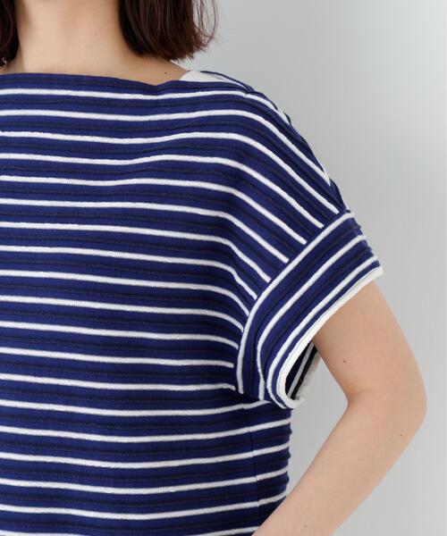 NATIC(ナティック)の「◆≪NATIC×human woman≫ロープボーダーカットソー(Tシャツ/カットソー・レディース・ダークインディゴブルー/チャコールグレー・MEDIUM)」の6枚目の写真