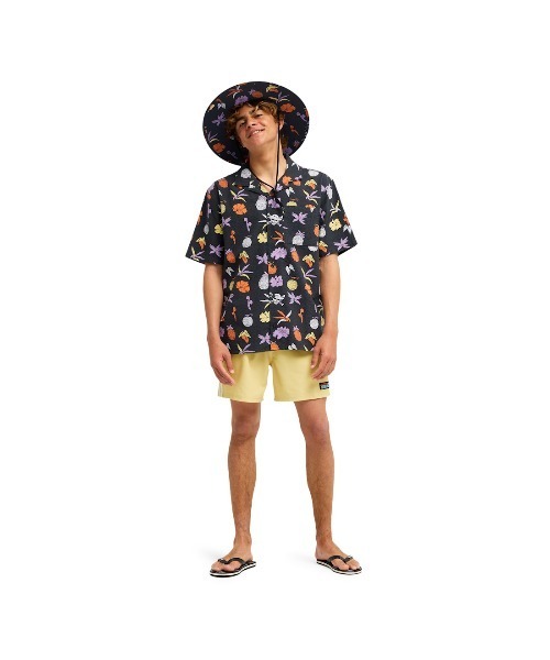 Quiksilver(クイックシルバー)の「クイックシルバー QUIKSILVER OPQS GOMU NO MI SHIRT(シャツ/ブラウス・メンズ・ダークグレー・S/M/L/LL)」の2枚目の写真