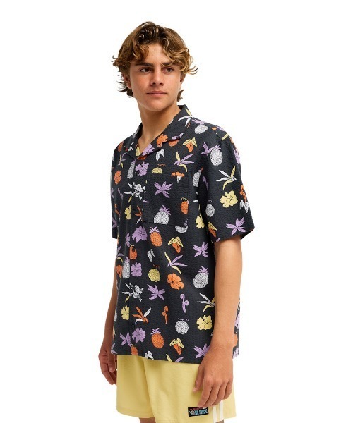 Quiksilver(クイックシルバー)の「クイックシルバー QUIKSILVER OPQS GOMU NO MI SHIRT(シャツ/ブラウス・メンズ・ダークグレー・S/M/L/LL)」の5枚目の写真