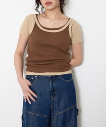 THROW by SLY | THROW RINGER TANK TOP リンガータンクトップ 春服 夏服(タンクトップ)