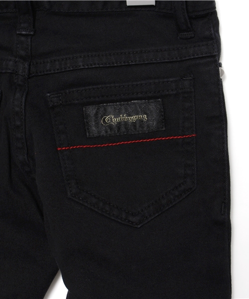 CHUBBYGANG（チャビーギャング）の「ストレッチツイル　カラースキニーパンツ（その他パンツ・キッズ・ホワイト/ブラック/イエロー/グリーン/レッド・110/130/120/100）」の10枚目の写真