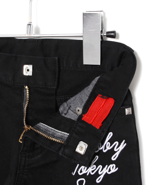 CHUBBYGANG（チャビーギャング）の「ストレッチツイル　カラースキニーパンツ（その他パンツ・キッズ・ホワイト/ブラック/イエロー/グリーン/レッド・110/130/120/100）」の12枚目の写真