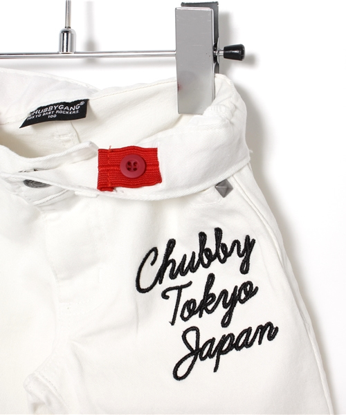 CHUBBYGANG（チャビーギャング）の「ストレッチツイル　カラースキニーパンツ（その他パンツ・キッズ・ホワイト/ブラック/イエロー/グリーン/レッド・110/130/120/100）」の13枚目の写真