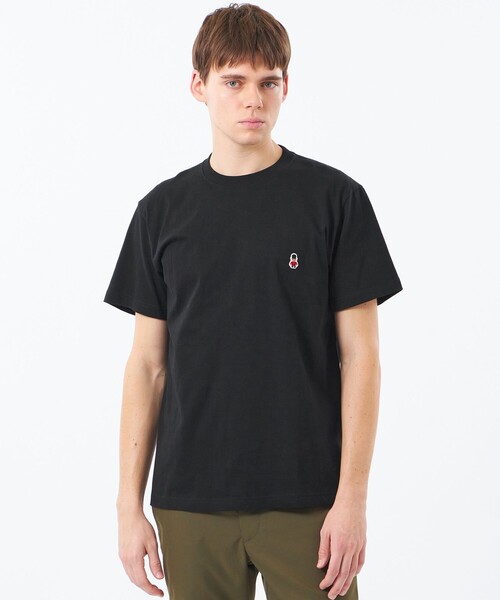 MACKINTOSH PHILOSOPHY(マッキントッシュ フィロソフィー)の「【WEB&一部店舗限定】バッキンガムベア 5.6oz クルーネックワンポイントTシャツ(Tシャツ/カットソー・メンズ・ホワイト/ブラック/グレー系その他2/ブルー・40/42/36/38)」の3枚目の写真