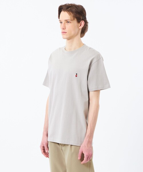MACKINTOSH PHILOSOPHY(マッキントッシュ フィロソフィー)の「【WEB&一部店舗限定】バッキンガムベア 5.6oz クルーネックワンポイントTシャツ(Tシャツ/カットソー・メンズ・ホワイト/ブラック/グレー系その他2/ブルー・40/42/36/38)」の12枚目の写真