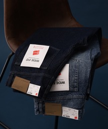 HANES デニム5ポケットパンツ ワイドフィット