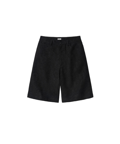YOUCHE PRET A PORTER(ユッシュプレタポルテ)の「SR TWEED BERMUDA SHORTS Black(その他パンツ・メンズ・その他・LARGE/MEDIUM)」の1枚目の写真