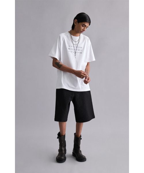 YOUCHE PRET A PORTER(ユッシュプレタポルテ)の「SR TWEED BERMUDA SHORTS Black(その他パンツ・メンズ・その他・LARGE/MEDIUM)」の2枚目の写真