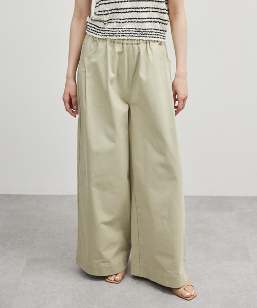 ELTONE（エルトーン）の「コットンツイルイージーパンツ（その他パンツ・レディース・ブラック/ネイビー/ベージュ・MEDIUM/SMALL）」の21枚目の写真