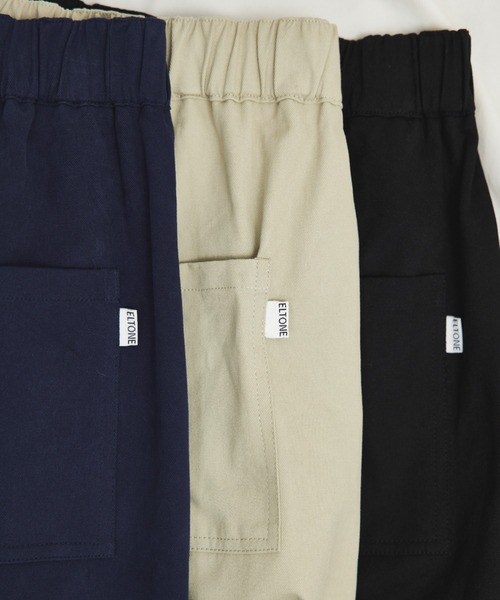 ELTONE（エルトーン）の「コットンツイルイージーパンツ（その他パンツ・レディース・ブラック/ネイビー/ベージュ・MEDIUM/SMALL）」の19枚目の写真