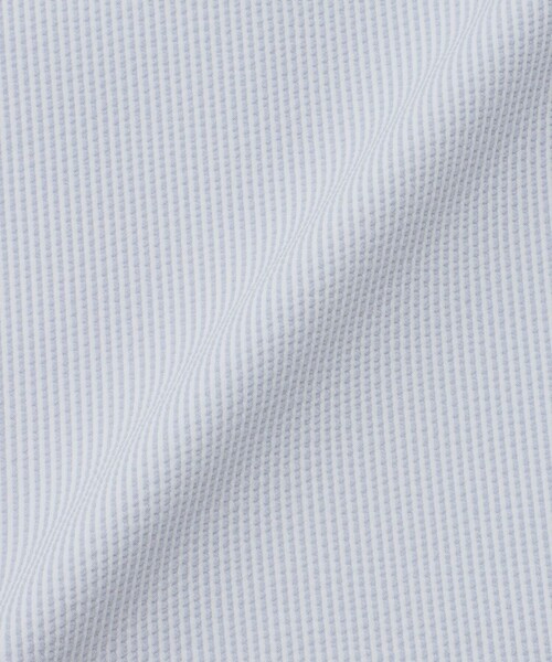 MACKINTOSH PHILOSOPHY（ﾏｯｷﾝﾄｯｼｭ ﾌｨﾛｿﾌｨｰ）の「【WEB&一部店舗限定】スキッパーサッカーブラウス（シャツ/ブラウス・レディース・ブラック/ダークネイビー/ブルー/ネイビー・36/38）」の15枚目の写真