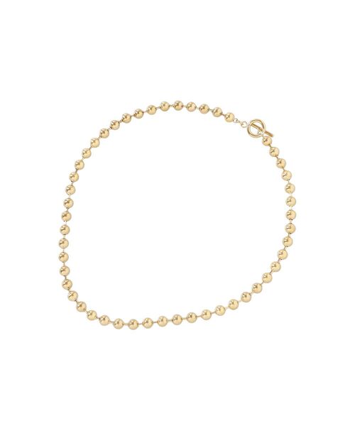 AMERICAN HOLIC（アメリカンホリック）の「【ステンレス】ボールチェーンマンテルネックレス（ネックレス・レディース・シルバー/ゴールド・FREE）」の6枚目の写真