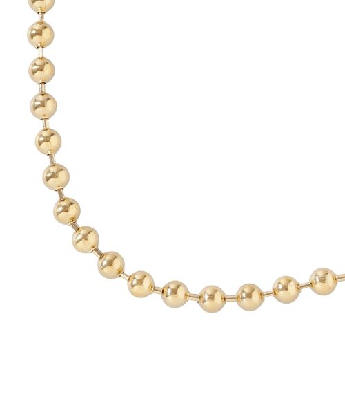 AMERICAN HOLIC（アメリカンホリック）の「【ステンレス】ボールチェーンマンテルネックレス（ネックレス・レディース・シルバー/ゴールド・FREE）」の7枚目の写真