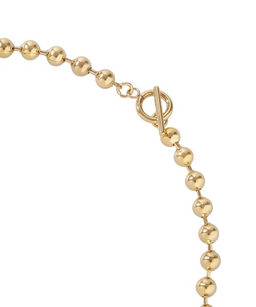 AMERICAN HOLIC（アメリカンホリック）の「【ステンレス】ボールチェーンマンテルネックレス（ネックレス・レディース・シルバー/ゴールド・FREE）」の8枚目の写真