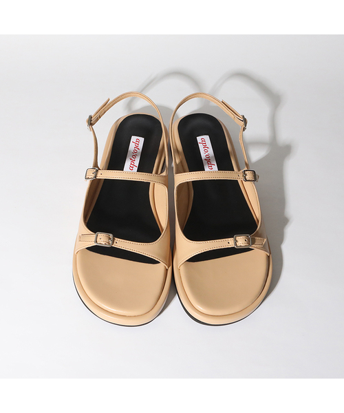 APTO(アプト)の「Bebe ベベ サンダル AGSS003(サンダル・レディース・シルバー/Beige/ブラック/ホワイト/PINK・23cm/23.5cm/24cm/24.5cm/25cm)」の3枚目の写真