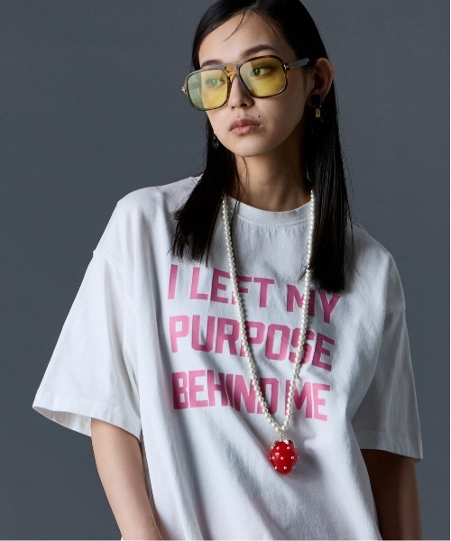 GEVS.(ジェイヴィス)の「綿100%ピグメント染プリントTシャツ<大きいサイズ有>GEVS.(Tシャツ/カットソー・レディース・チャコール/オフホワイト/グリーン系・M/L/LL/3L/4L/5L)」の14枚目の写真
