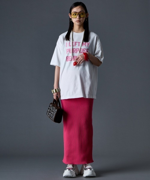 GEVS.(ジェイヴィス)の「綿100%ピグメント染プリントTシャツ<大きいサイズ有>GEVS.(Tシャツ/カットソー・レディース・チャコール/オフホワイト/グリーン系・M/L/LL/3L/4L/5L)」の21枚目の写真