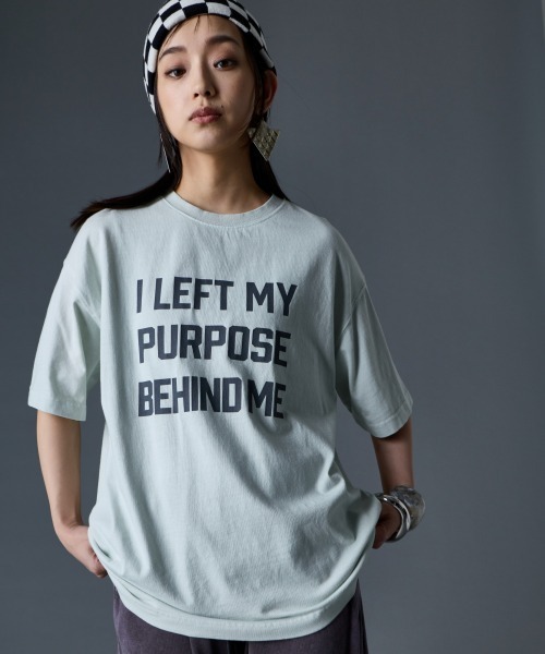 GEVS.(ジェイヴィス)の「綿100%ピグメント染プリントTシャツ<大きいサイズ有>GEVS.(Tシャツ/カットソー・レディース・チャコール/オフホワイト/グリーン系・M/L/LL/3L/4L/5L)」の22枚目の写真