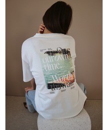 TRUNC（トランクエイティーエイト）の「Loose Fit Backprint Photo Tee / ルーズフィットバックプリントティー（Tシャツ/カットソー）」