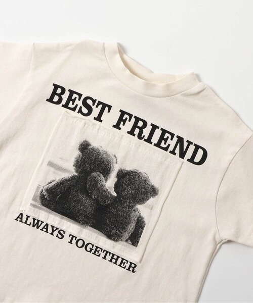 BREEZE(ブリーズ)の「転写プリント半袖Tシャツ(Tシャツ/カットソー・キッズ・オフホワイト/ブラック・90/100/110/120/130/140/150)」の11枚目の写真