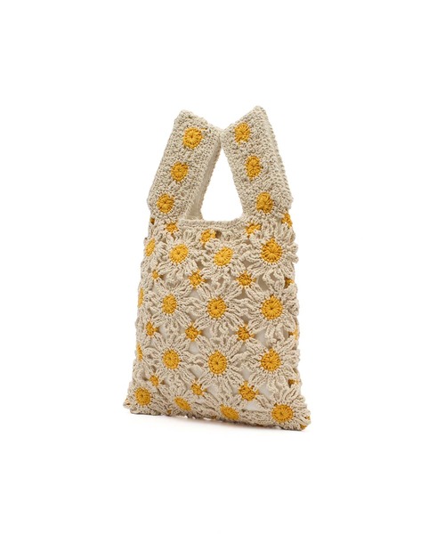 The Bagmati(ザバグマティ)の「(BAGMATI)FLOWER BAG(かごバッグ・レディース・イエロー・ONE SIZE)」の5枚目の写真