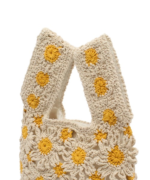The Bagmati(ザバグマティ)の「(BAGMATI)FLOWER BAG(かごバッグ・レディース・イエロー・ONE SIZE)」の7枚目の写真
