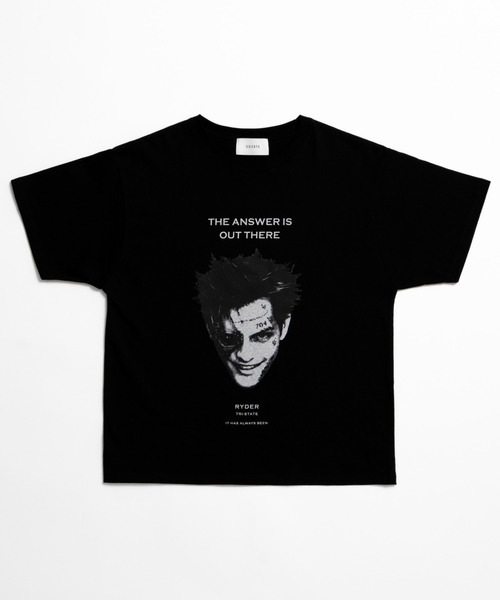 soerte（ソエルテ）の「Cyber Portrait Graphic Tee/サイバーポートレートグラフィックTシャツ（Tシャツ/カットソー・メンズ・ホワイト系その他/ブラック/ホワイト系その他2/ホワイト/ブラック系その他2/ブラック系その他・1/2/3）」の7枚目の写真