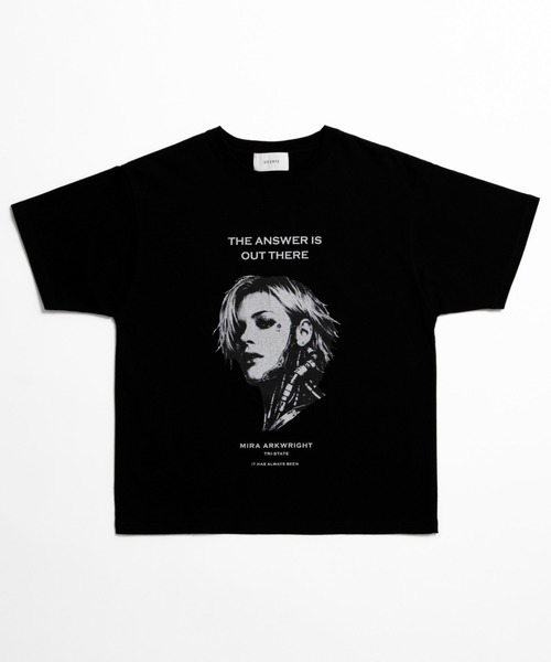 soerte（ソエルテ）の「Cyber Portrait Graphic Tee/サイバーポートレートグラフィックTシャツ（Tシャツ/カットソー・メンズ・ホワイト系その他/ブラック/ホワイト系その他2/ホワイト/ブラック系その他2/ブラック系その他・1/2/3）」の8枚目の写真