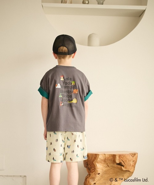 GLOBAL WORK(グローバルワーク)の「【STAR WARS(スター・ウォーズ)】ショートパンツ/666077(その他パンツ・キッズ・ホワイト系その他2/ネイビー・110cm/130cm/150cm/140cm/160cm/120cm/100cm)」の6枚目の写真