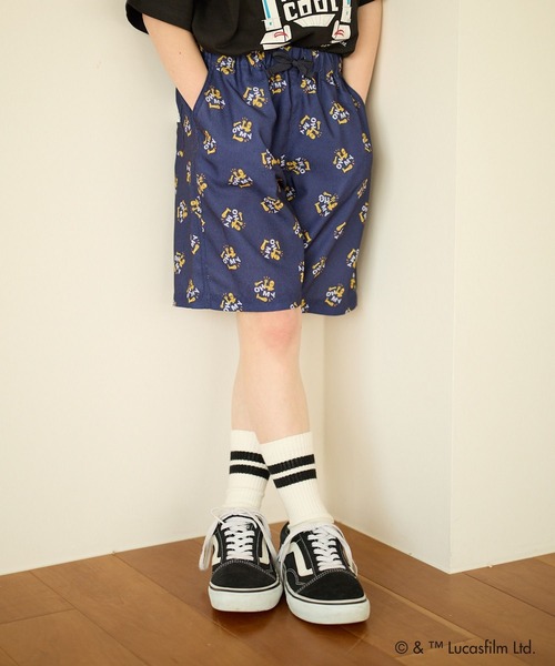 GLOBAL WORK(グローバルワーク)の「【STAR WARS(スター・ウォーズ)】ショートパンツ/666077(その他パンツ・キッズ・ホワイト系その他2/ネイビー・110cm/130cm/150cm/140cm/160cm/120cm/100cm)」の14枚目の写真