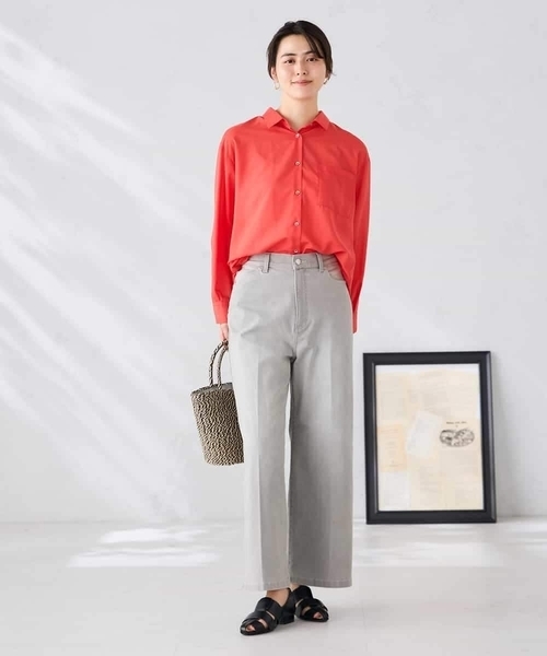 a.v.v（アーヴェヴェ）の「サマーデニムワイドパンツ（その他パンツ・レディース・ネイビー/ライトグレー/ブルー・34/40/36/38/42）」の15枚目の写真