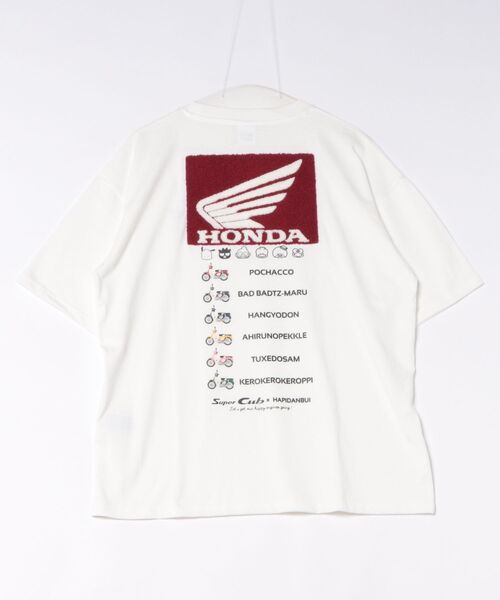sanrio(サンリオ)の「【 sanrio 】 サンリオキャラクターズ ホンダコラボ 半袖Tシャツ 26S5(Tシャツ/カットソー・レディース・ブラック/オフホワイト・MEDIUM/LARGE)」の1枚目の写真