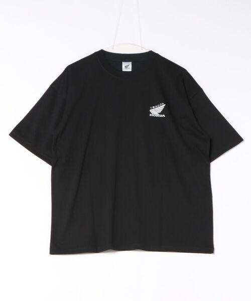 sanrio(サンリオ)の「【 sanrio 】 サンリオキャラクターズ ホンダコラボ 半袖Tシャツ 26S5(Tシャツ/カットソー・レディース・ブラック/オフホワイト・MEDIUM/LARGE)」の3枚目の写真