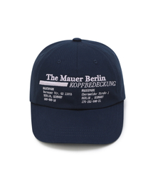 MAUER（マウアー）の「MAUER BERLIN KOPF CAP (NAVY)（キャップ）」