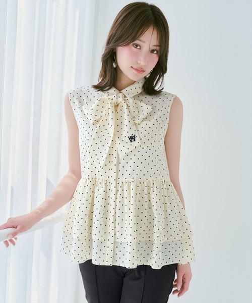 WILLSELECTION エンブロイダリーフレアスリーブ刺繍ブラウス 新品 WILLSELECTION（ウィルセレクション）の「エンブロイダリーフレア