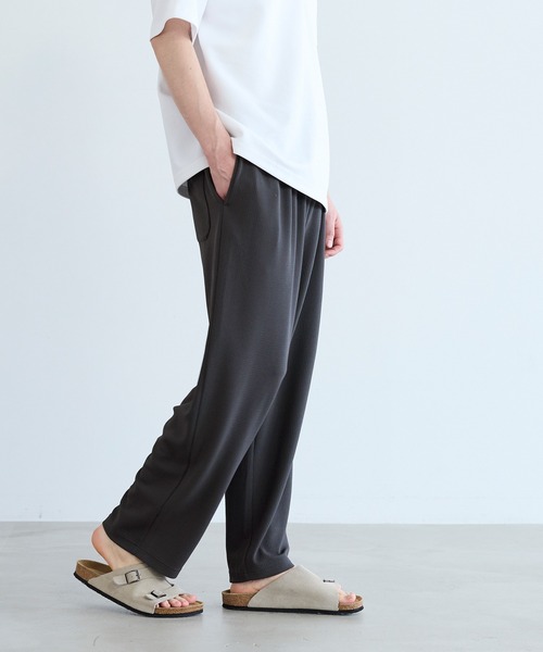 coca(coca)(コカ)の「ライトエンボスワイドパンツ(その他パンツ・メンズ・チャコール/ブラック・L/M/XL)」の5枚目の写真