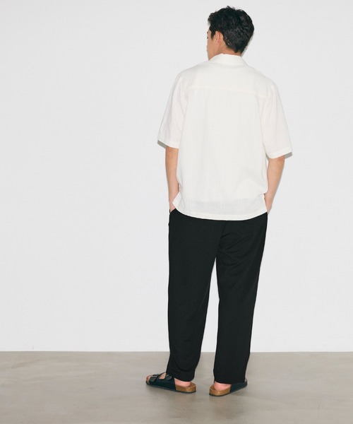 coca(coca)(コカ)の「ライトエンボスワイドパンツ(その他パンツ・メンズ・チャコール/ブラック・L/M/XL)」の11枚目の写真