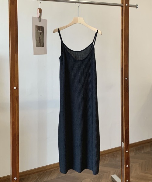 Miniministore(ミニミニストア)の「キャミワンピース プリーツ レディース夏(ワンピース・レディース・ブラック/アイボリー・M/XL/L)」の6枚目の写真